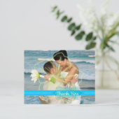 結婚ありがとうポストカードあなたの写真を挿入 ポストカード (スタンド正面)