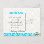 結婚ありがとうポストカードあなたの写真を挿入 ポストカード (裏面)