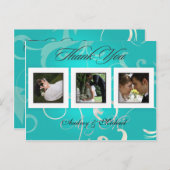 結婚ありがとうポストカードあなたの写真を挿入 ポストカード (正面/裏面)