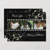 結婚ありがとうポストカードあなたの写真を挿入 ポストカード (正面/裏面)