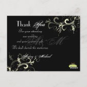 結婚ありがとうポストカードあなたの写真を挿入 ポストカード (裏面)