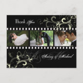 結婚ありがとうポストカードあなたの写真を挿入 ポストカード (正面)