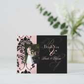 結婚ありがとうポストカードあなたの写真を挿入 ポストカード (スタンド正面)