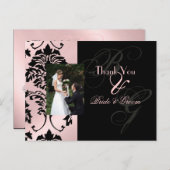 結婚ありがとうポストカードあなたの写真を挿入 ポストカード (正面/裏面)