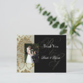 結婚ありがとうポストカードあなたの写真を挿入 ポストカード (スタンド正面)