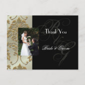 結婚ありがとうポストカードあなたの写真を挿入 ポストカード (正面)