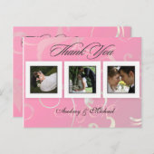 結婚ありがとうポストカードあなたの写真を挿入 ポストカード (正面/裏面)