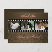 結婚ありがとうポストカードあなたの写真を挿入 ポストカード (正面/裏面)