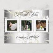 結婚ありがとうポストカードあなたの写真を挿入 ポストカード (正面)