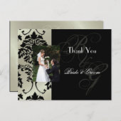 結婚ありがとうポストカードあなたの写真を挿入 ポストカード (正面/裏面)