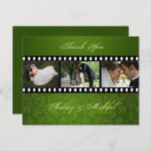 結婚ありがとうポストカードあなたの写真を挿入 ポストカード (正面/裏面)