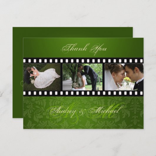 結婚ありがとうポストカードあなたの写真を挿入 ポストカード (正面/裏面)