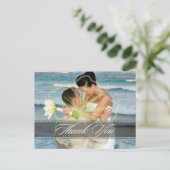 結婚ありがとうポストカードあなたの写真を挿入 ポストカード (スタンド正面)
