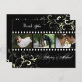 結婚ありがとうポストカードあなたの写真を挿入 ポストカード (正面/裏面)