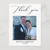 結婚ありがとう写真はがき ポストカード (正面)