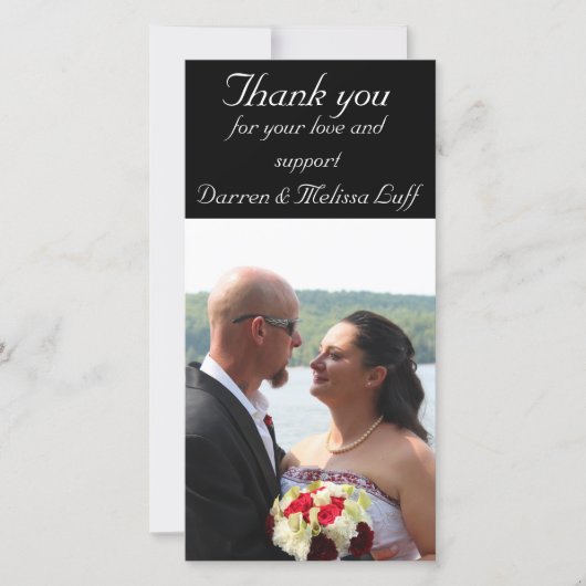 結婚ありがとう サンキューカード (正面)