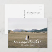 結婚ありがとう ポストカード (正面/裏面)