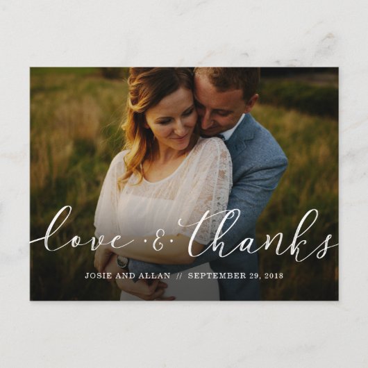 結婚ありがとう ポストカード (正面)