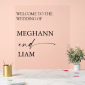 結婚いらっしゃいませ結婚んシンボルや象徴モダン アクリルサイン (ウェディング)