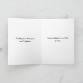 結婚おめでとうございます カード (内部)