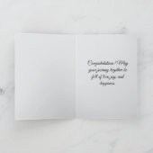 結婚おめでとうございます カード (内部)