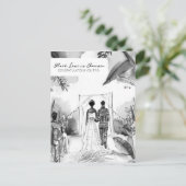 結婚おめでとうございます ポストカード (スタンド正面)