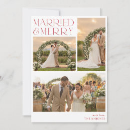 結婚おめでとうフォトコラージュ シーズンカード