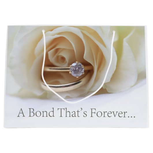 結婚おめでとう抱き枕 ラージペーパーバッグ (正面)