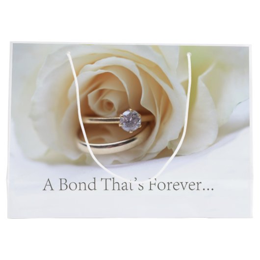 結婚おめでとう抱き枕 ラージペーパーバッグ (裏面)