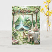 結婚おめでとう　ご結婚祝いカード カード (黄色い花)