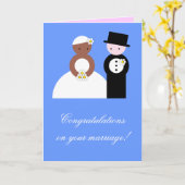 結婚おめでとう カード (黄色い花)