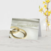 結婚おめでとう カード (黄色い花)