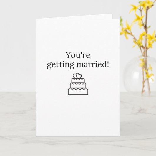 結婚おめでとう カード (黄色い花)