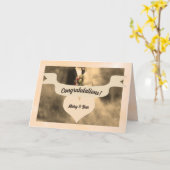 結婚おめでとう カード (黄色い花)