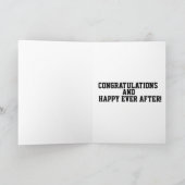 結婚おめでとう　グリーティングカード カード (内部)