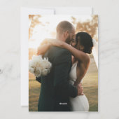 結婚おめでとう ゴールドスノーフレーク クリスマス 2枚 写真入り (裏面)