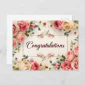 結婚おめでとう シーズンポストカード (正面/裏面)