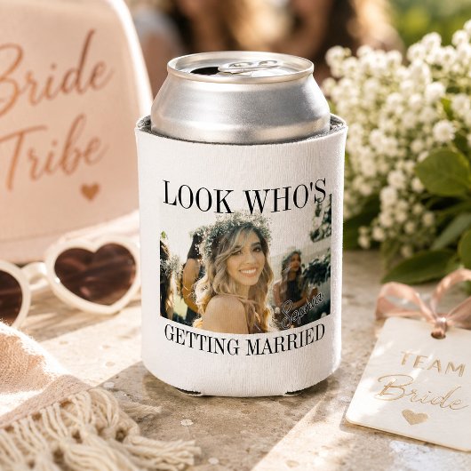 結婚おめでとう ビアチェアレット フォト 缶クーラー