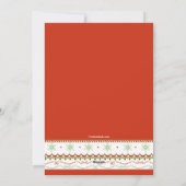 結婚おめでとう! フォトクリスマスカード シーズンカード (裏面)