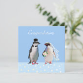 結婚おめでとう ペンギンのカップル (スタンド正面)