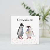 結婚おめでとう ペンギンのカップル (スタンド正面)