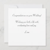 結婚おめでとう＆ペンギンカップル (裏面)