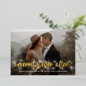 結婚おめでとう　ホリデーカード 箔シーズンカード (立ち正面)