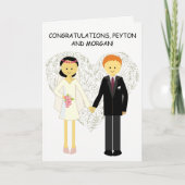 結婚おめでとう　素敵ね カード (正面)