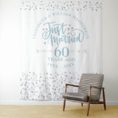 結婚おめでとう 60周年結婚記念日の背景 タペストリー (インサイチュ)