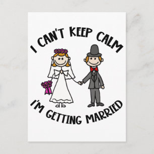 結婚おもしろいす保るのは落ち着かない ポストカード