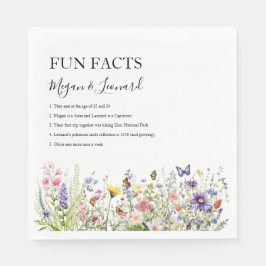 結婚おもしろいは野生の花の庭フローラ スタンダードランチョンナプキン