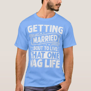 結婚おもしろいバチュラーパーティ Tシャツ