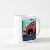 結婚おもしろいマグギフトのトンネル コーヒーマグカップ (正面右)