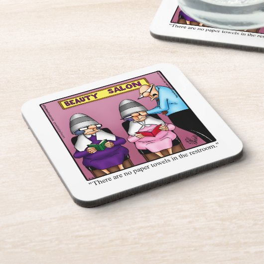 結婚おもしろいユーモアのプラスチックコースター コースター (左側)